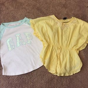 Girls Gap short sleeve bundle size XS (4/5)